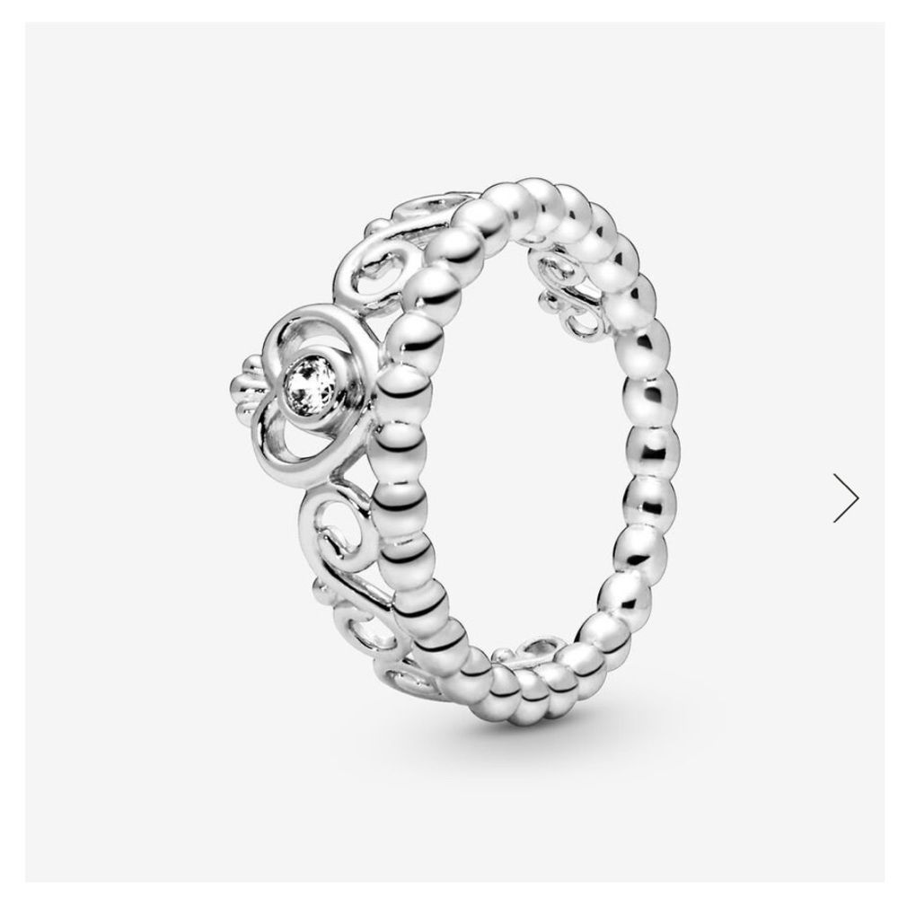 Pandora Ring Bundle with dust bags, and charm lock opener with cleaning brush - Picture 5 of 11